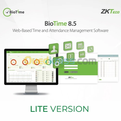 Logiciel Biotime 8.0 ZK TECO