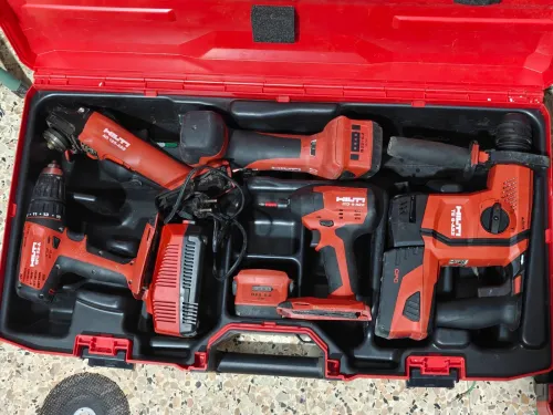 Kit hilti 5pieces 3 batterie