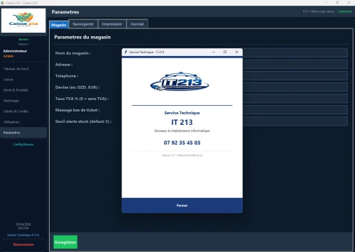 Logiciel Gestion pour Superette mini superette, hanoute
