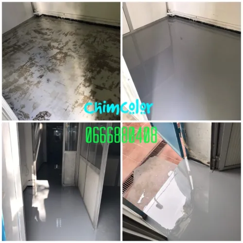 Revêtement de sol en résine epoxy 