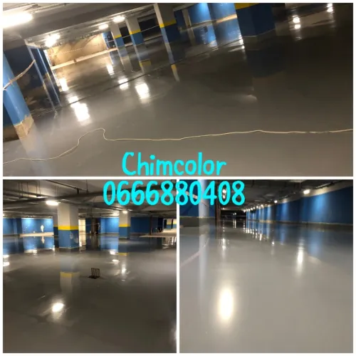 Revêtement de sol en résine epoxy 