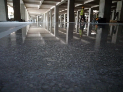 Béton poli