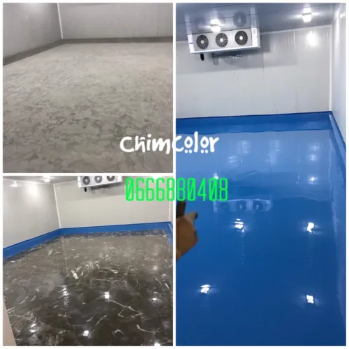 Revêtement de sol en résine epoxy 