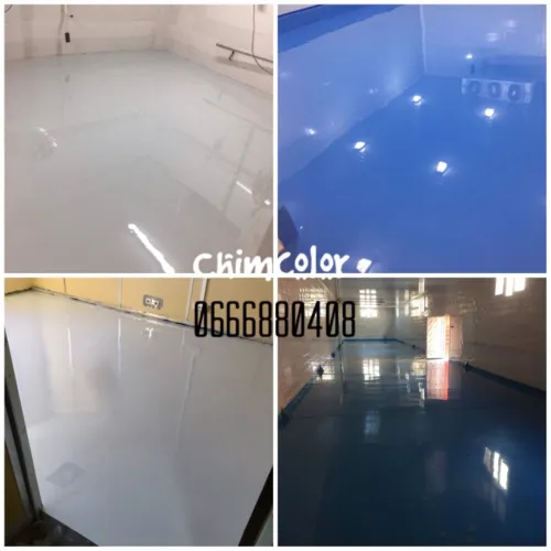 Revêtement de sol en résine epoxy 