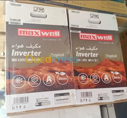 Climatiseur Maxwell INVERTER TRONPICAL 12000btu