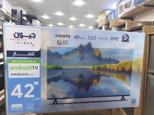 Promo Tv Géant led 42 Android Smart 5 ANS GARANTIE
