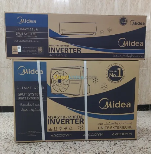 CLIMATISEUR MIDEA 12000BTU 18000BTU INVERTER 