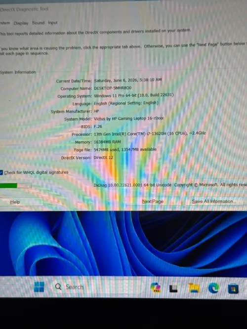 Hp victus 13em Gen rtx 4060