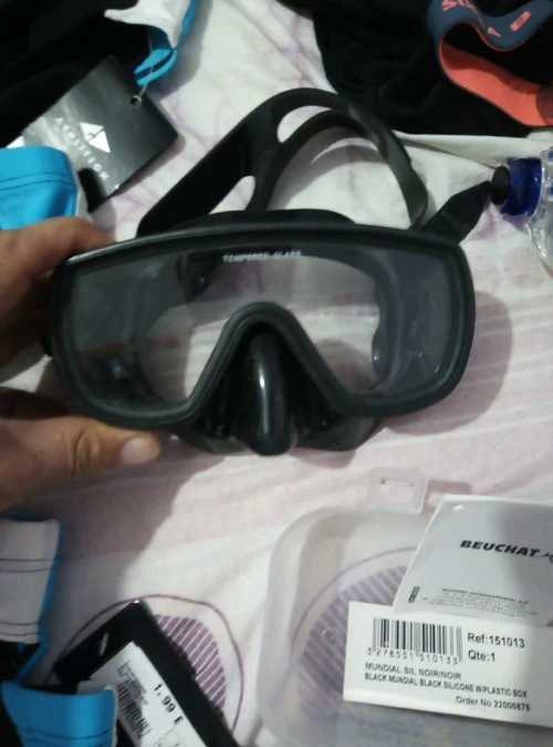 masque palme maillot tube