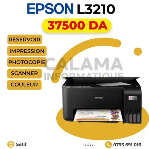 IMPRIMANTE Epson L3210 RÉSERVOIR COULEUR MULTIFONCTION