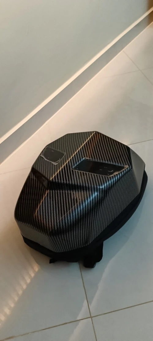 Cartable moto LED carbon