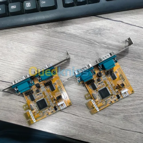 CARTE PCI EXPRESS COM 9 PIN . Récupéré d'un ordinateur HP ELITEDESK 800 G1