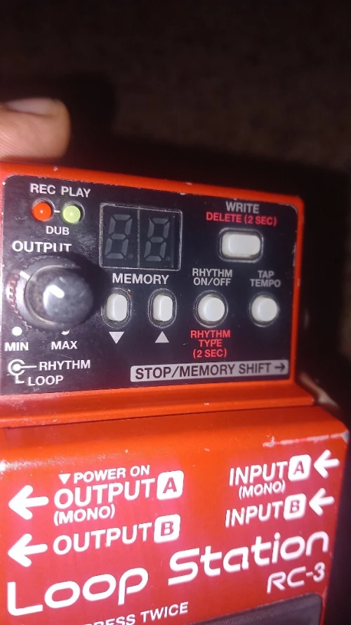Looper Boss rc03  pour guitar et tout instrument