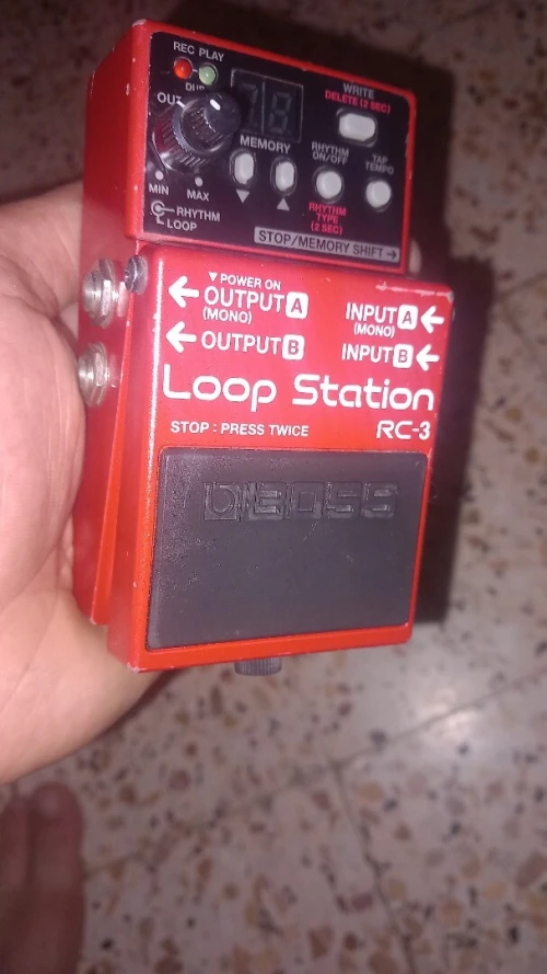 Looper Boss rc03  pour guitar et tout instrument
