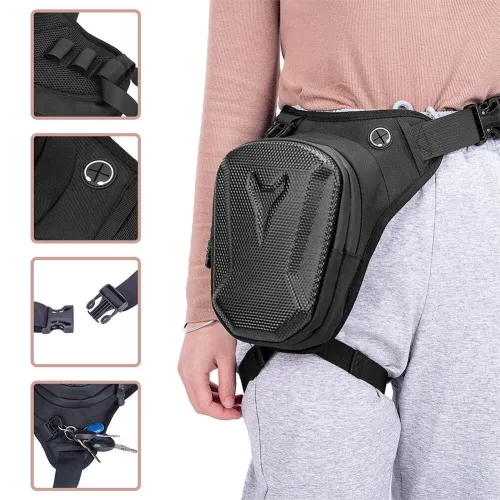 Sacoche de jambe moto 