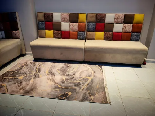 Canapé Patchwork Design Moderne
