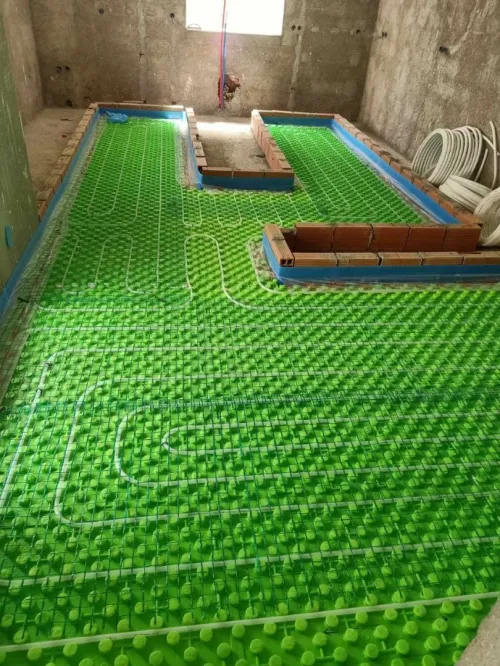 POLYSTYRENES PLAQUES CHAUFFAGE AU SOL VERT PRIX D'USINE