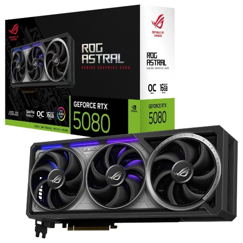 Carte graphique RTX 5080 16GB GDDR7 OC Edition  ASUS ROG Astral