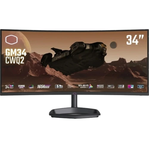 Écran COOLER MASTER 34 CMI-GM34-CWQ2-EK WQHD 1500R 180HZ VA PANEL