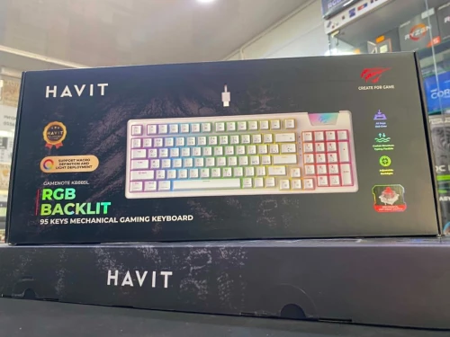 CLAVIER HAVIT KB885L WHITE
