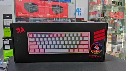 CLAVIER REDRAGON FIZZ K617 WITHE PINK 