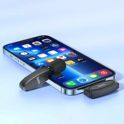 L15 Hoco Microphone numérique cravate sans fil-  Type C ou IOS