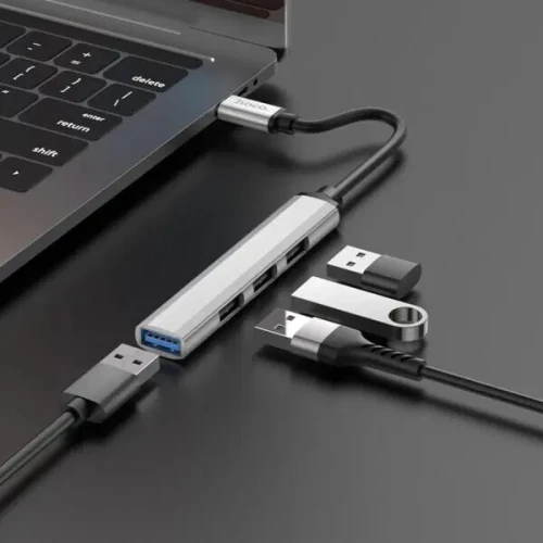 Concentrateur USB 4-en-1 USB HB26 HOCO - Hoco Algérie