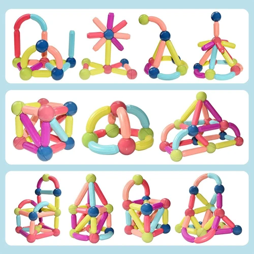 Blocs de construction magnétiques enfants 42 pcs
