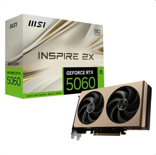 CARTE  GRAPHIQUE MSI RTX5060 INSPIRE X2 08G OC