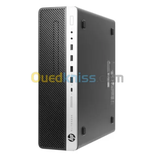 PC DE MARQUE HP ELITE 800 G3 I5 6/8/256 SSD G DVD +CLAVIER +SOURIS RECONDITIONNÉ