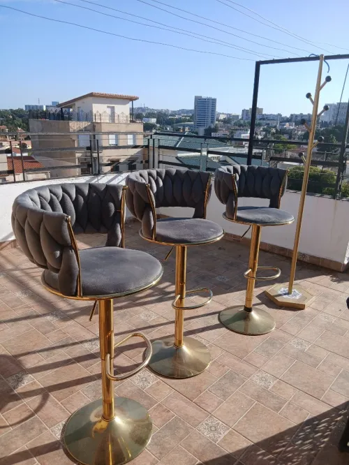 Lot de chaise et porte manteau