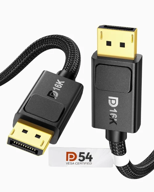 Silkland DisplayPort 2.1 VESA DP54 Cable certifié 2.1 16K - 1 m
