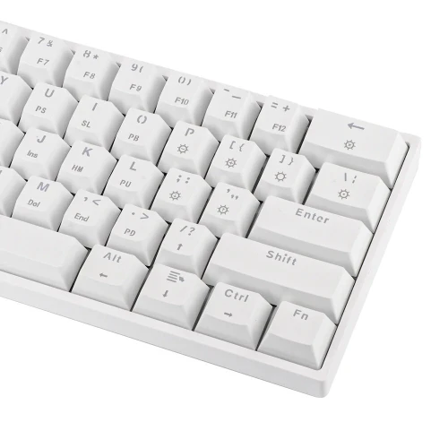EPOMAKER SKYLOONG SK61 RGB Gaming Keyboard Gateron Optical Red Switch (White)