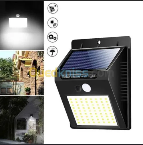 Lampe LED solaire avec détecteur de mouvement 