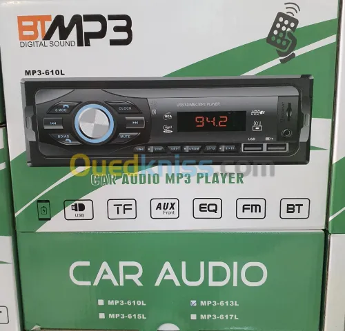 Poste Radio Bluetooth MultiMedia Avec Sortie USB/MicroSD/Aux Pour Voiture