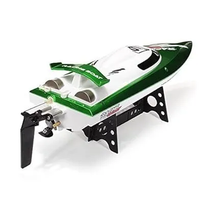 Feilun FT009 Bateau RC de course à grande vitesse avec télécommande électrique 35KMH  - Vert