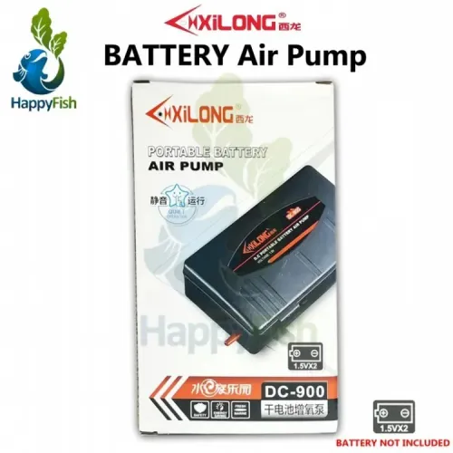 Xilong DC-900 Pompe à air d'aquarium à batterie portable