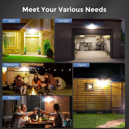 Boite 4 Lampes solaires d'extérieur à détecteur de mouvement, grand angle 270 degrés étanches IP67