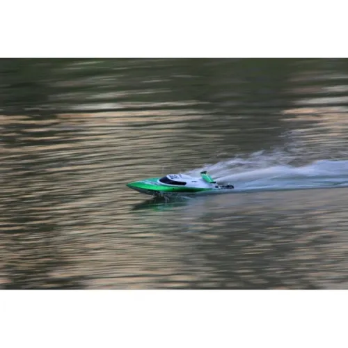 Feilun FT009 Bateau RC de course à grande vitesse avec télécommande électrique 35KMH  - Vert
