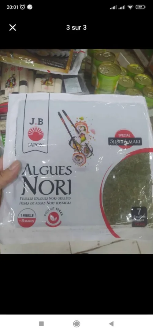 Feuilles de sushi