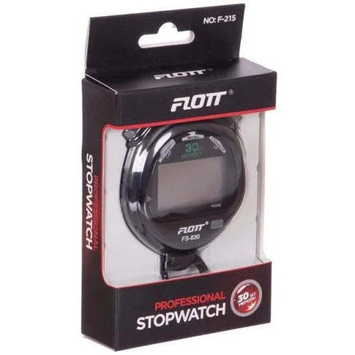 Chronomètre 30 résultats de mémoire Flott Fs-830-noir