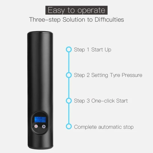 Compresseurs d'Air électrique Rapide Sans fil Pour Gonflage de Pneus, avec Ecran LCD