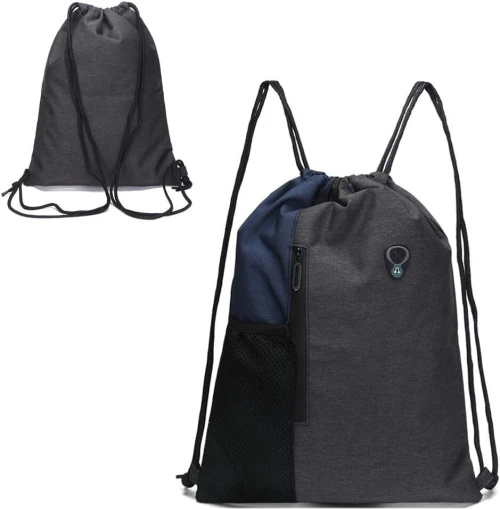 Sac à Dos De Sport Avec Cordon De Serrage  Avec Poche Pour Bouteille D'Eau
