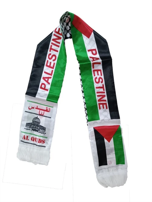 Écharpe Personnalisée en Satin Palestine