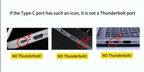 EGPU thunderbolt 3/4 vers pcie carte graphique externe