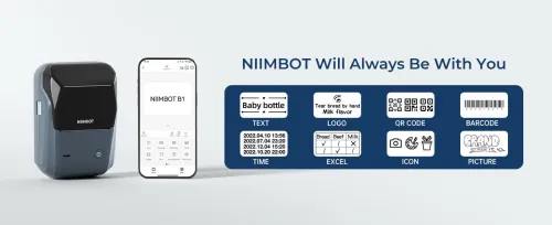 Niimbot B1 Imprimante thermique autocollant mobile Bluetooth