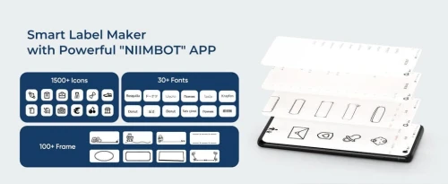 Niimbot B1 Imprimante thermique autocollant mobile Bluetooth