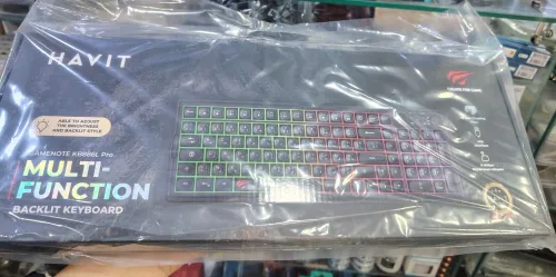 VENTE HAVIT CLAVIER KB886L PRO GAMETONE KEYBOARD BACKLIT NEUF بيع كلافي هافيت قايمر كيبورد جديد