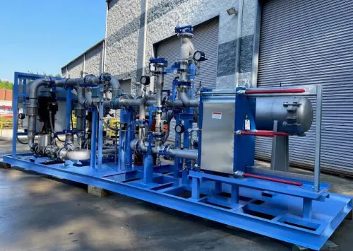 Conception fabrication et installation de locaux techniques pour la distribution des fluides.