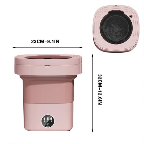 Mini Machine à Laver Pliable et Portable 3 Modes avec Fonction Déshydratation   غسالة ملابس محمولة